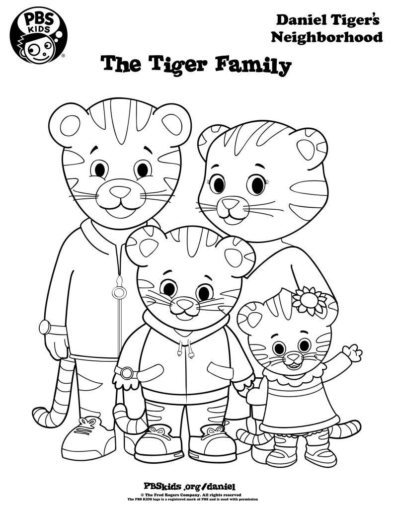 Coloring Book Page
 Daniel Tiger Coloring Pages Best Coloring Pages For Kids