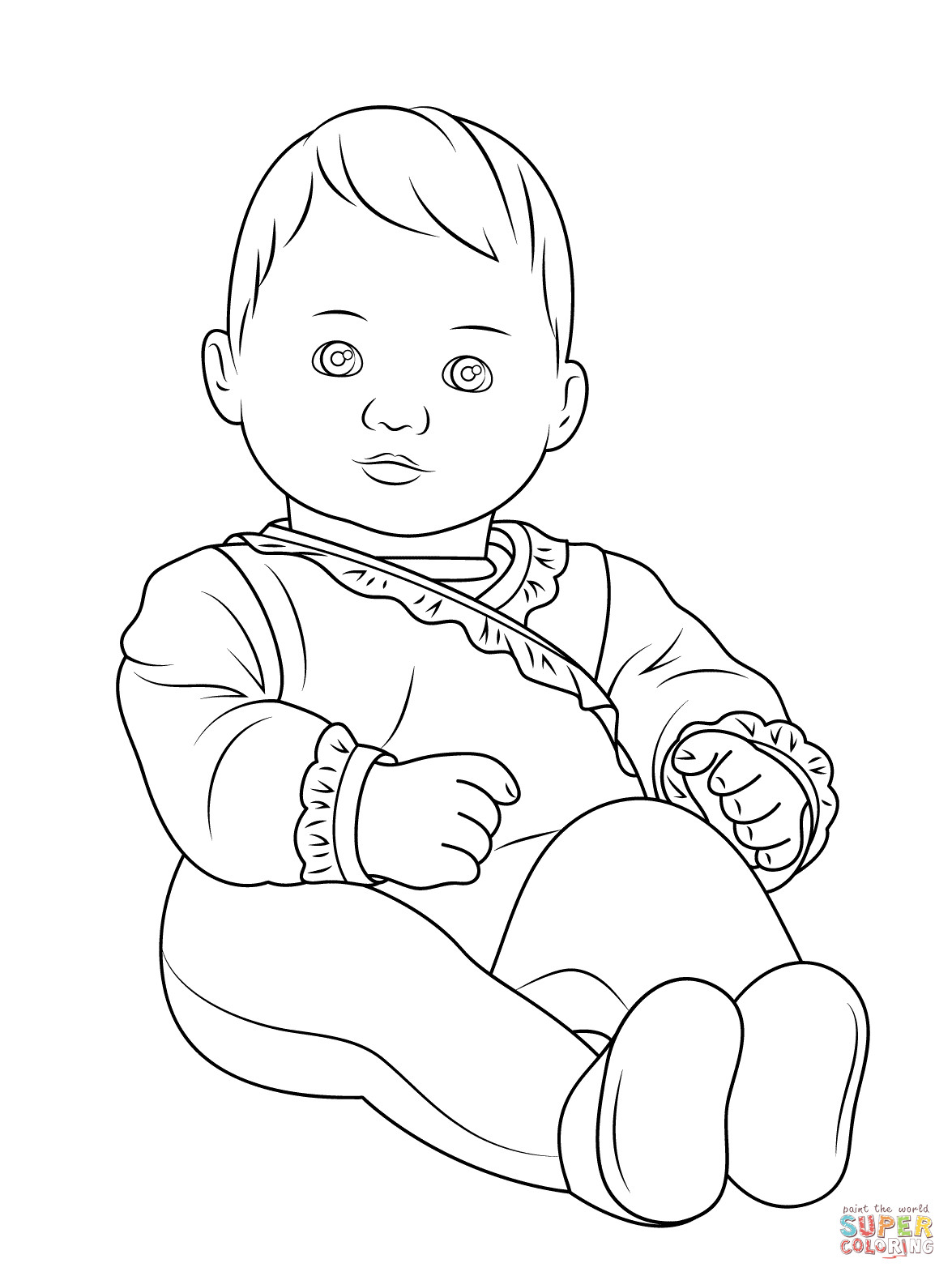 Coloring Book Pages Baby
 Baby Coloring Pages Bestofcoloring