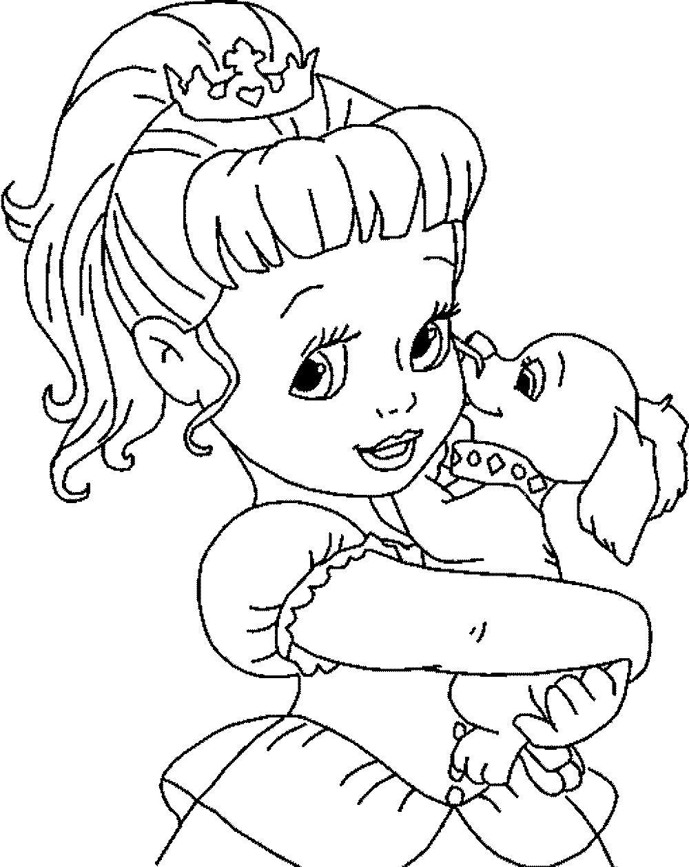 Coloring Book Pages Baby
 Cinderella Coloring Pages Printable Kids Colouring Pages
