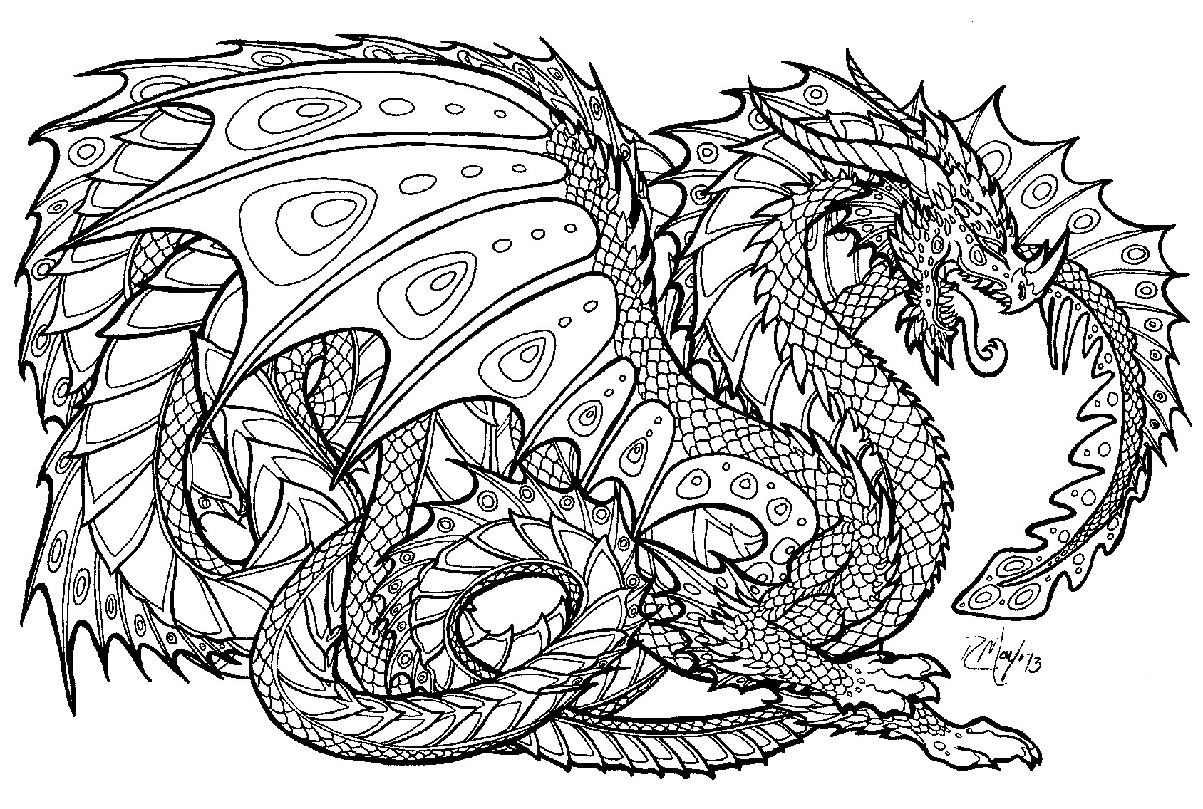 Coloring Book Pages Dragons
 Dragon Coloring Pages Bestofcoloring