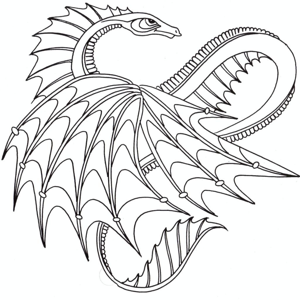 Coloring Book Pages Dragons
 Awesome Coloring Dragons The Art Jinni