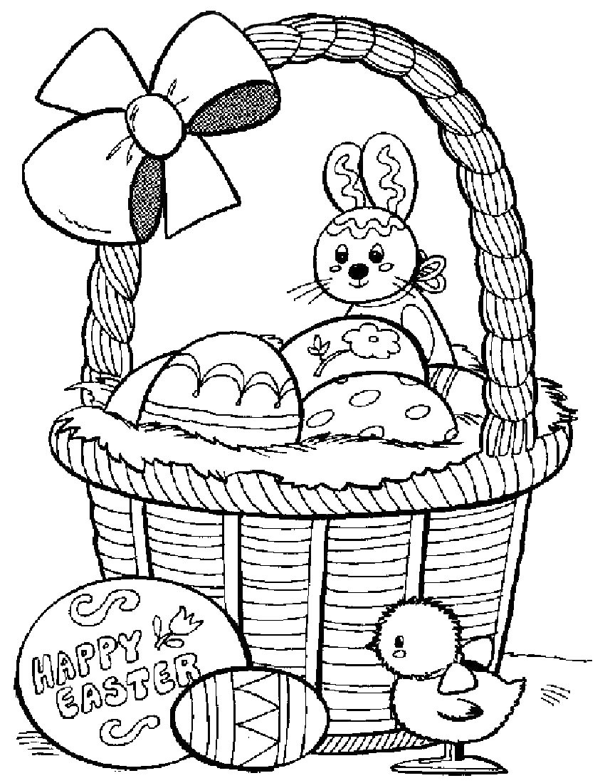 Coloring Book Pages Easter
 Easter Pages To Color