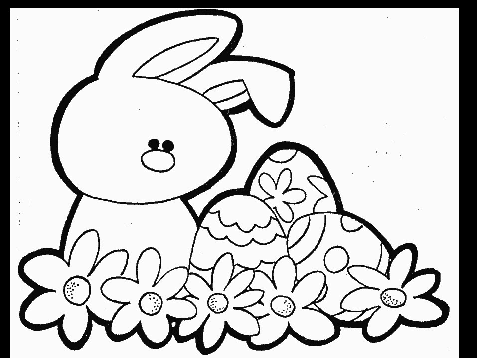 Coloring Book Pages Easter
 Free Printable Easter Bunny Coloring Pages For Kids