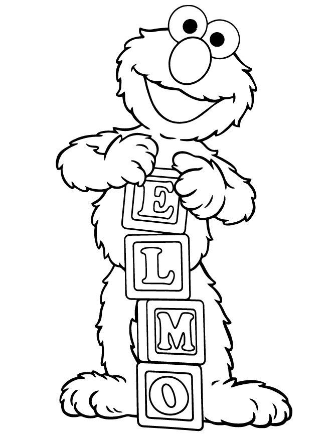 Coloring Book Pages Elmo
 Elmo Coloring Pages