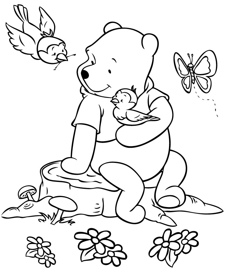 Coloring Book Pages For Winnie The Pooh
 Winnie the Pooh Coloring Pages