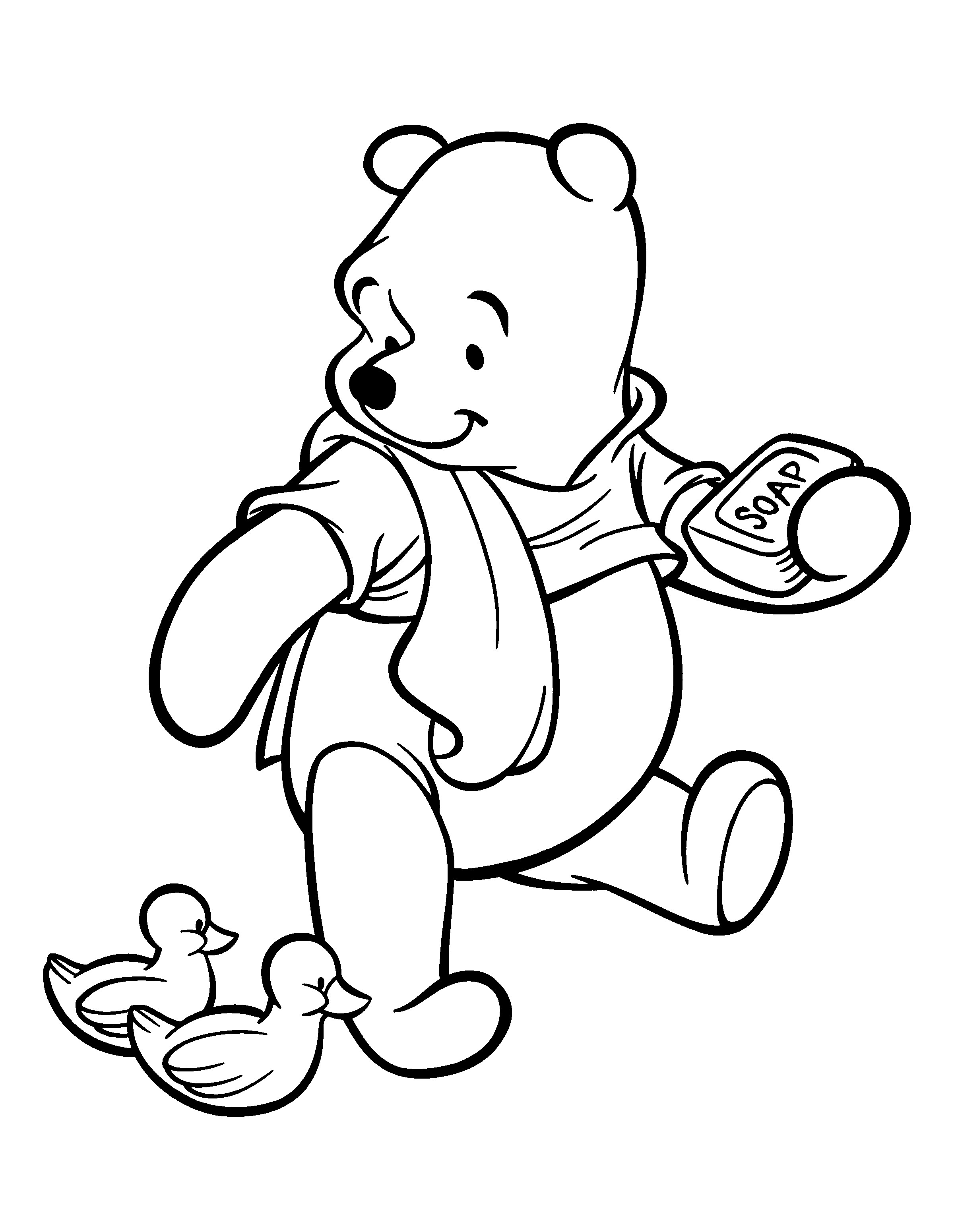 Coloring Book Pages For Winnie The Pooh
 Free Printable Winnie The Pooh Coloring Pages For Kids