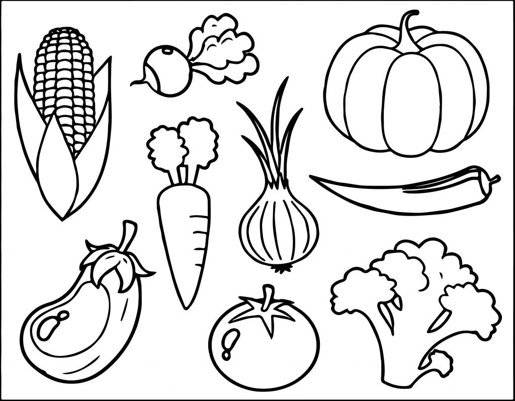 Coloring Book Pages Fruit
 Ve able Coloring Pages Best Coloring Pages For Kids