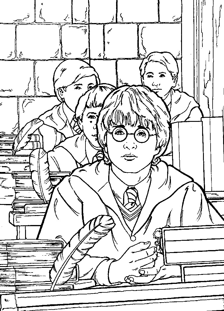 Coloring Book Pages Harry Potter
 Harry Potter Coloring Pages Bestofcoloring