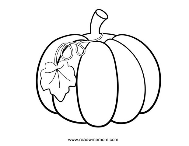 Coloring Book Pages Of Pumpkins
 Free Printable Fall Coloring Pages for Kids