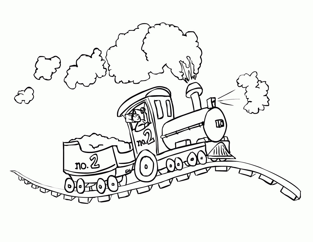 Coloring Book Pages Online Free
 Free Printable Train Coloring Pages For Kids
