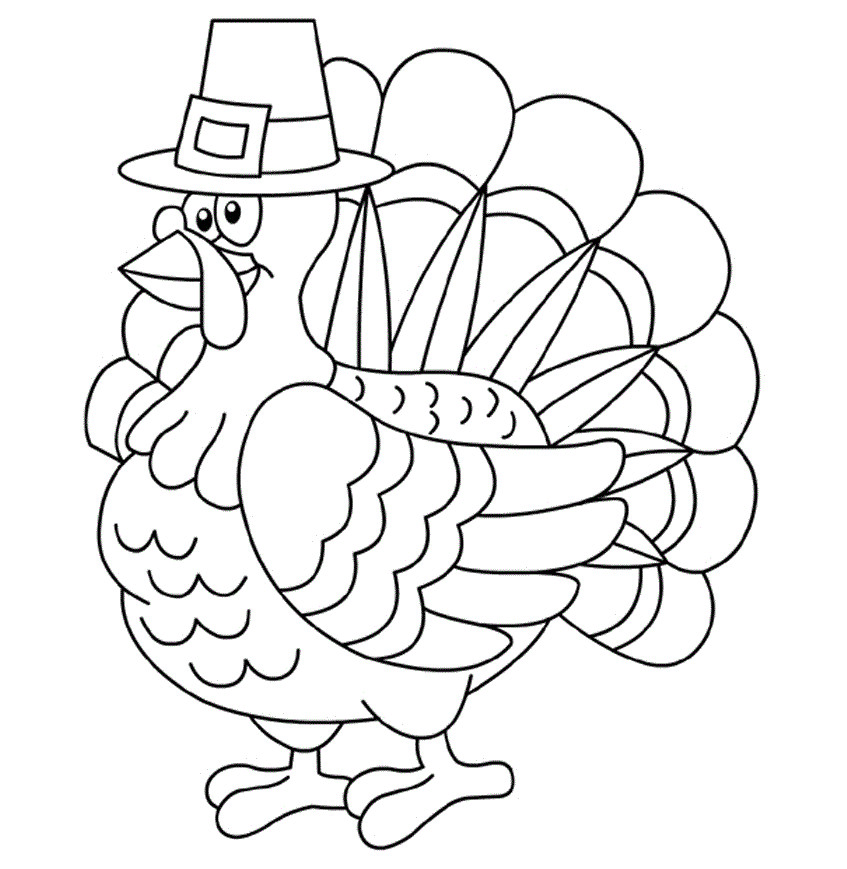 Coloring Book Pages Thanksgiving
 colours drawing wallpaper Printable Thanksgiving Coloring