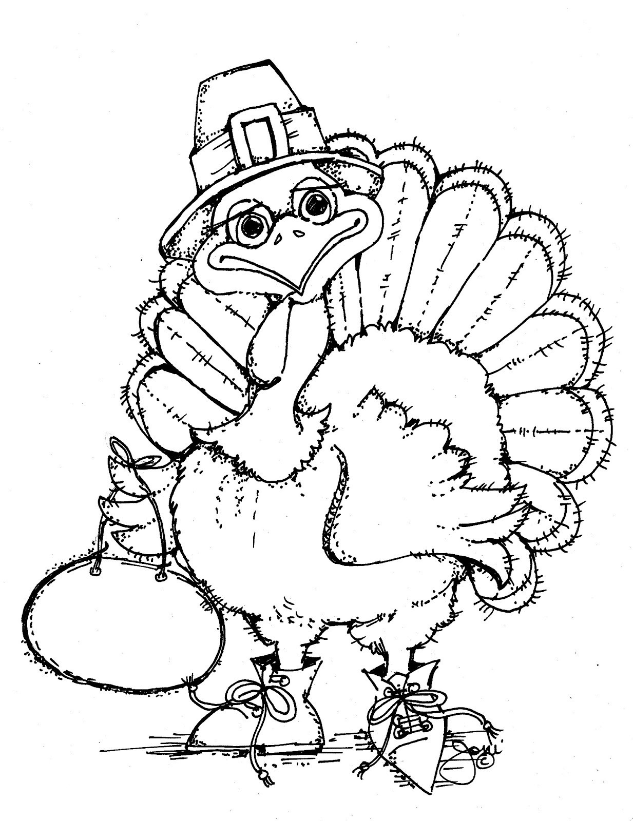 Coloring Book Pages Thanksgiving
 Free Printable Turkey Coloring Pages For Kids