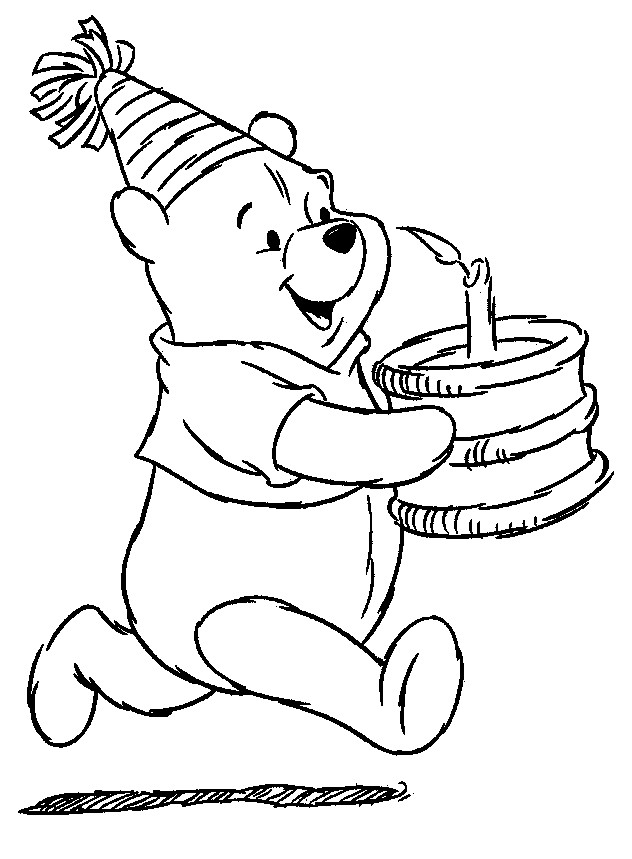Coloring Book Pages Winnie The Pooh
 Free Printable Winnie The Pooh Coloring Pages For Kids