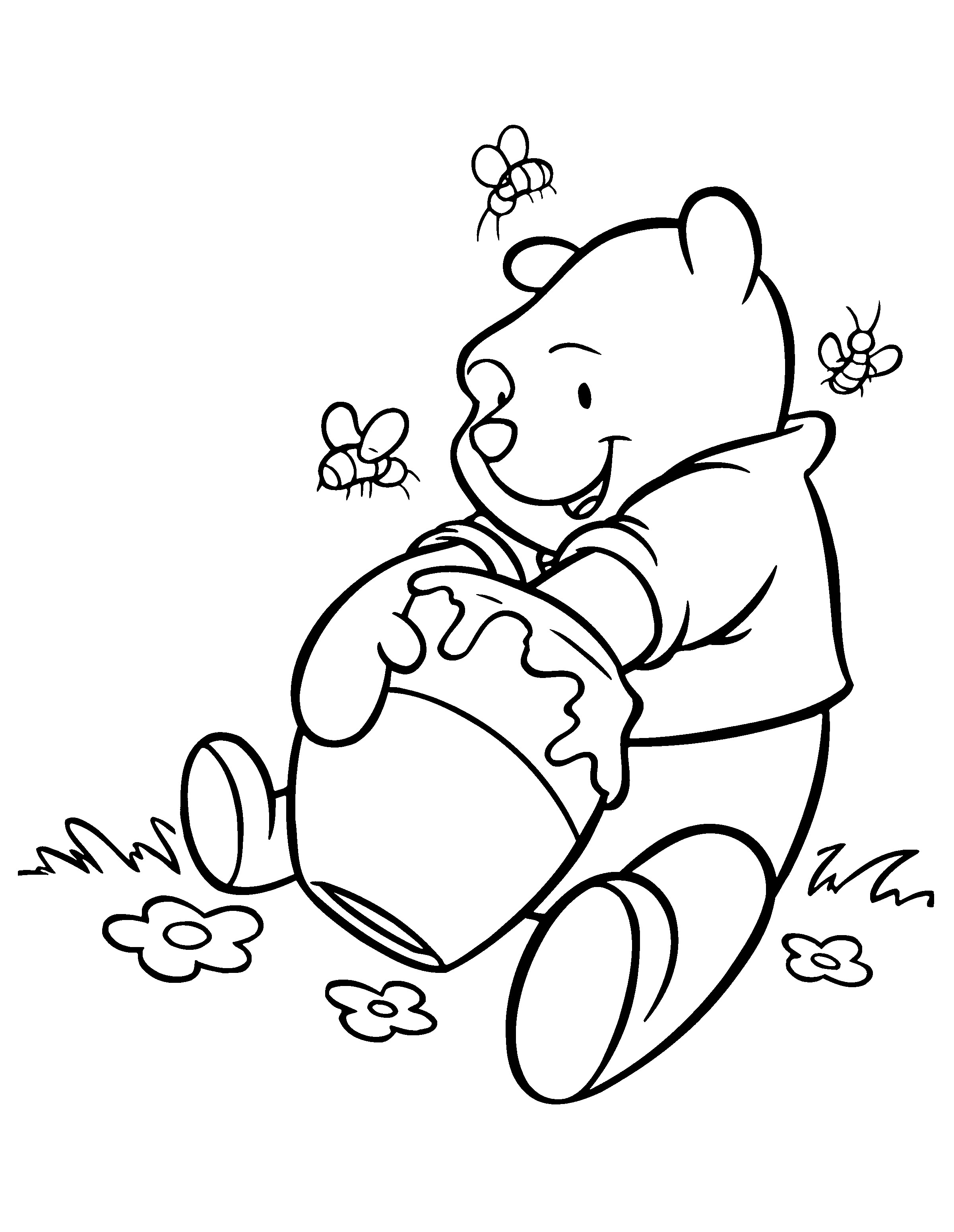 Coloring Book Pages Winnie The Pooh
 Free Printable Winnie The Pooh Coloring Pages For Kids