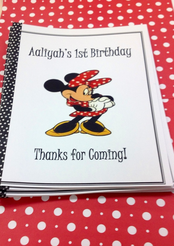 Coloring Book Party Favors
 Mickey Mouse Coloring Book Party Favors