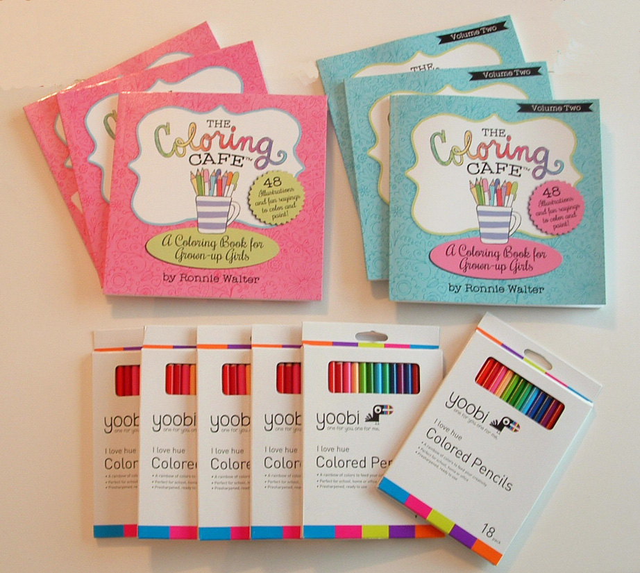 Coloring Book Party Favors
 Adult Coloring Party Planning Ideas & Supplies