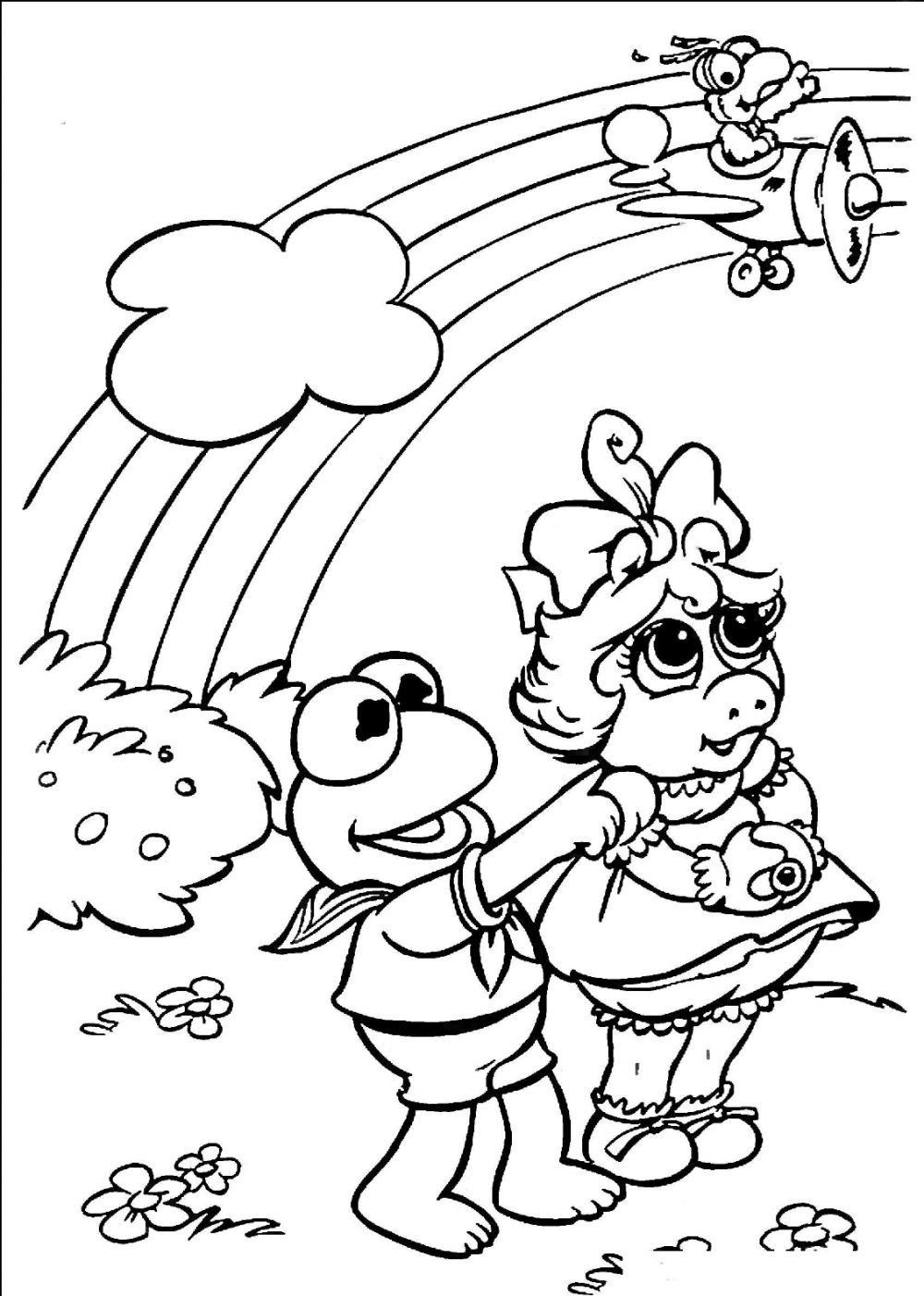 Coloring Books For Kids
 Free Printable Rainbow Coloring Pages For Kids