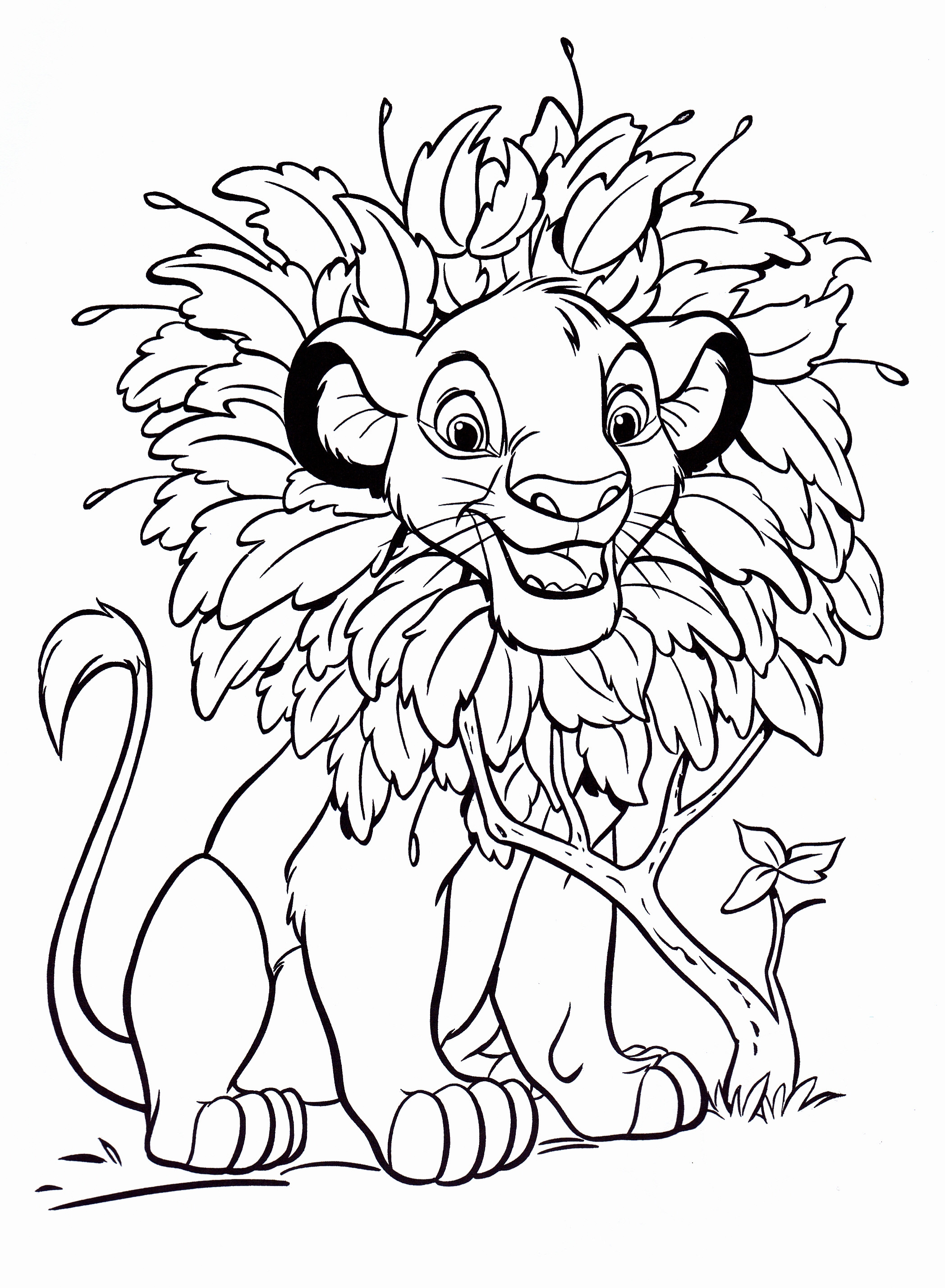 Coloring Books For Kids
 Free Printable Simba Coloring Pages For Kids