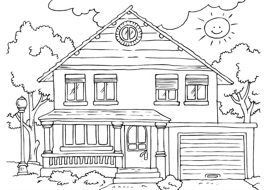 Coloring Books For Toddlers At Home
 Free Printable House Coloring Pages For Kids