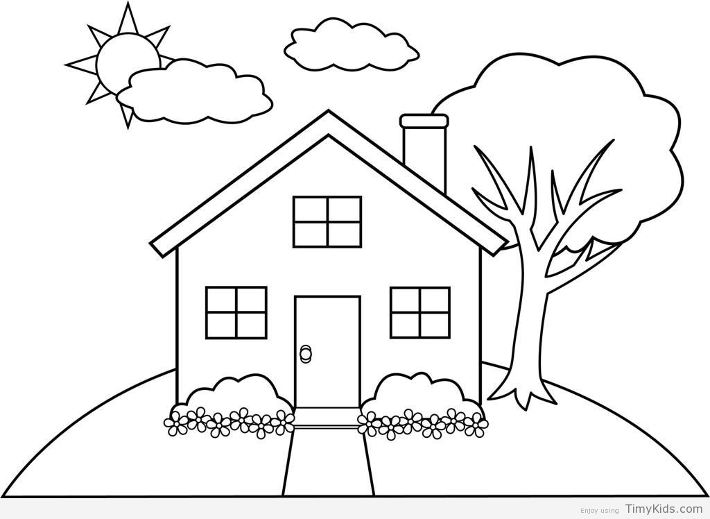 Coloring Books For Toddlers At Home
 20 colouring house pages