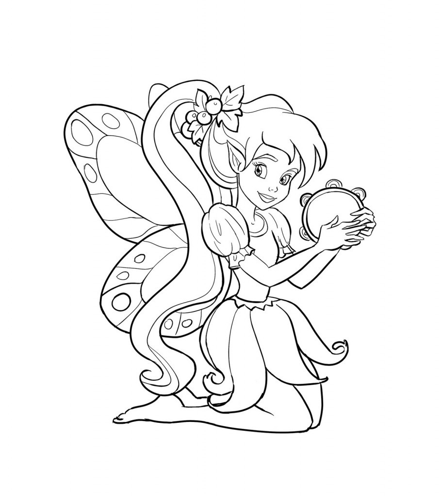 Coloring Books For Toddlers
 Free Printable Fairy Coloring Pages For Kids