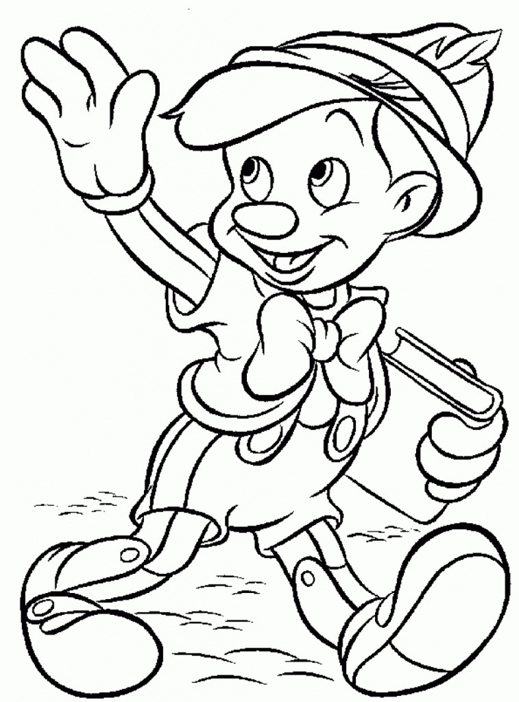 Coloring Books For Toddlers Online
 Free Printable Pinocchio Coloring Pages For Kids