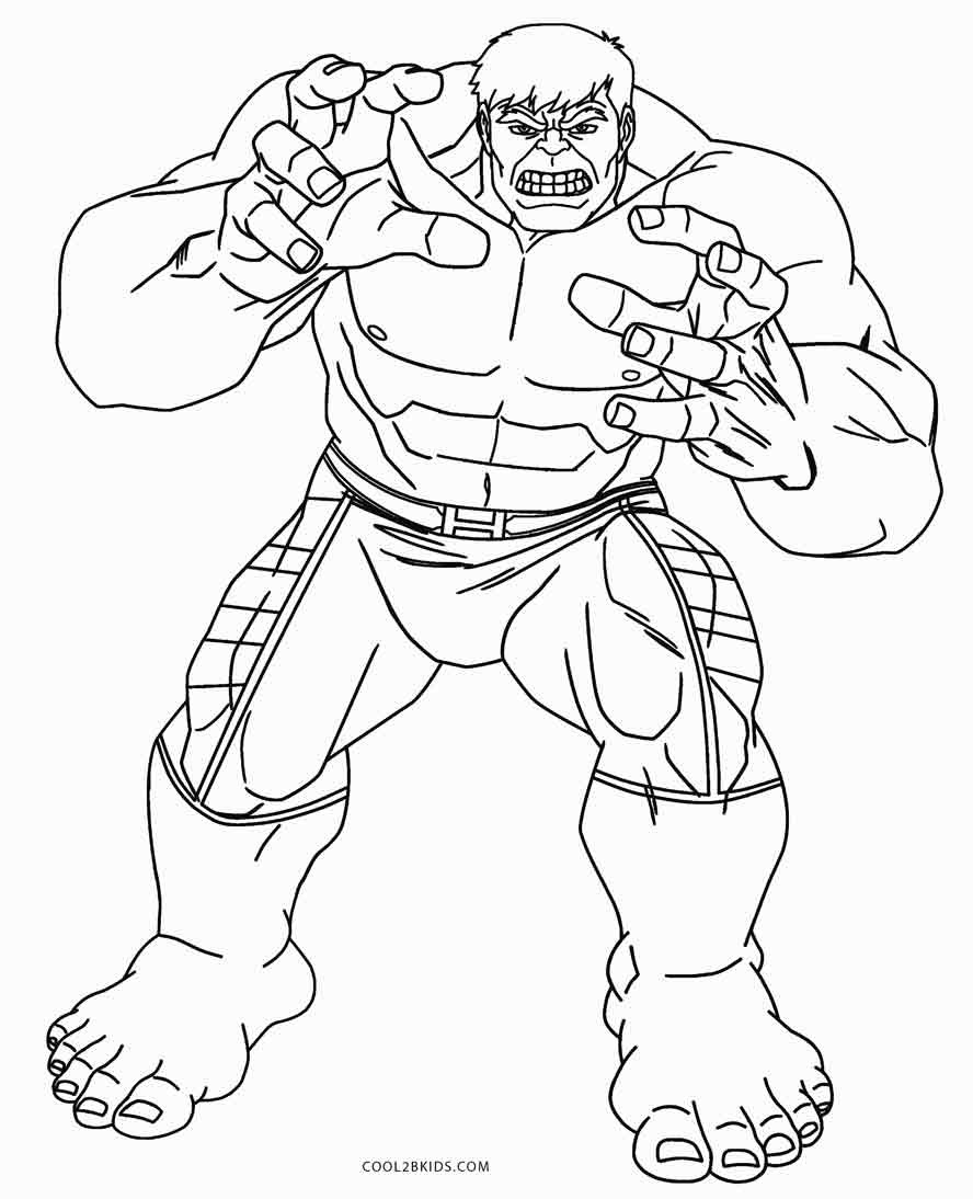 Coloring Pages Avengers
 Coloring Pages Hulk Drawing