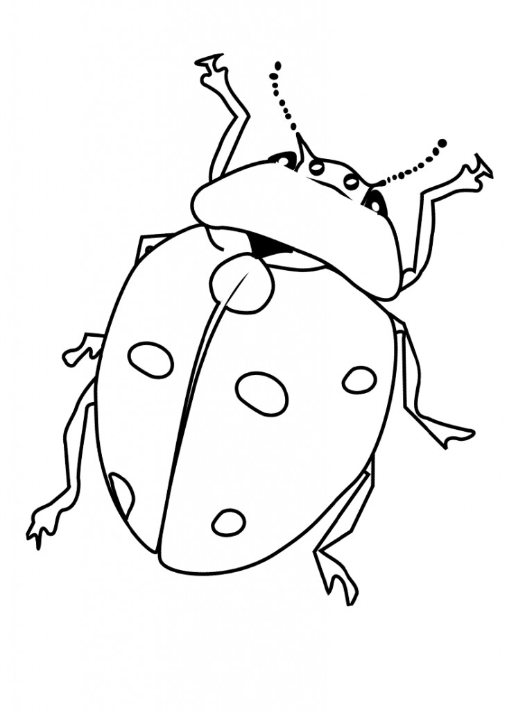 Coloring Pages Bugs
 Free Printable Bug Coloring Pages For Kids