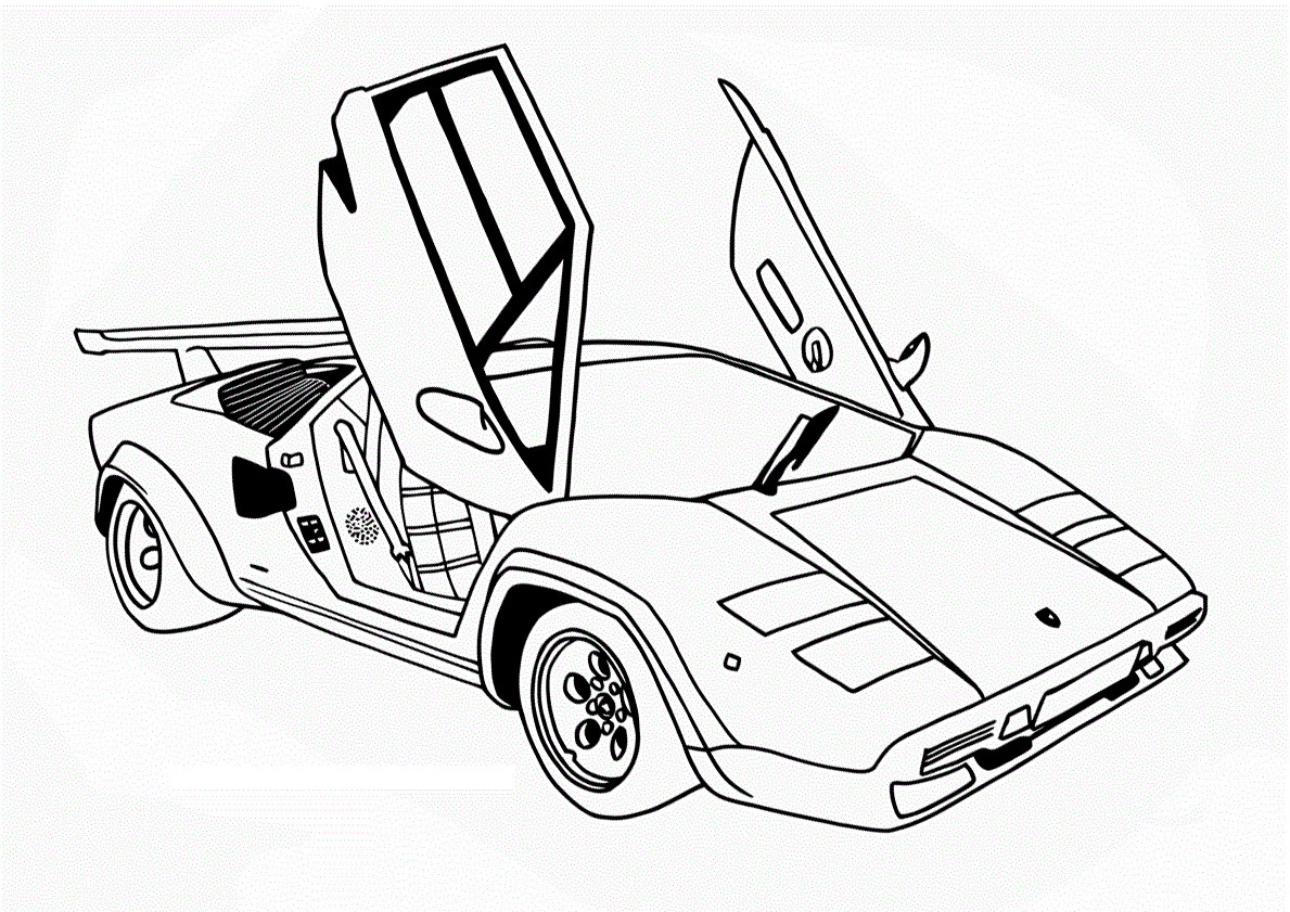 Coloring Pages Cars
 Free Printable Race Car Coloring Pages For Kids