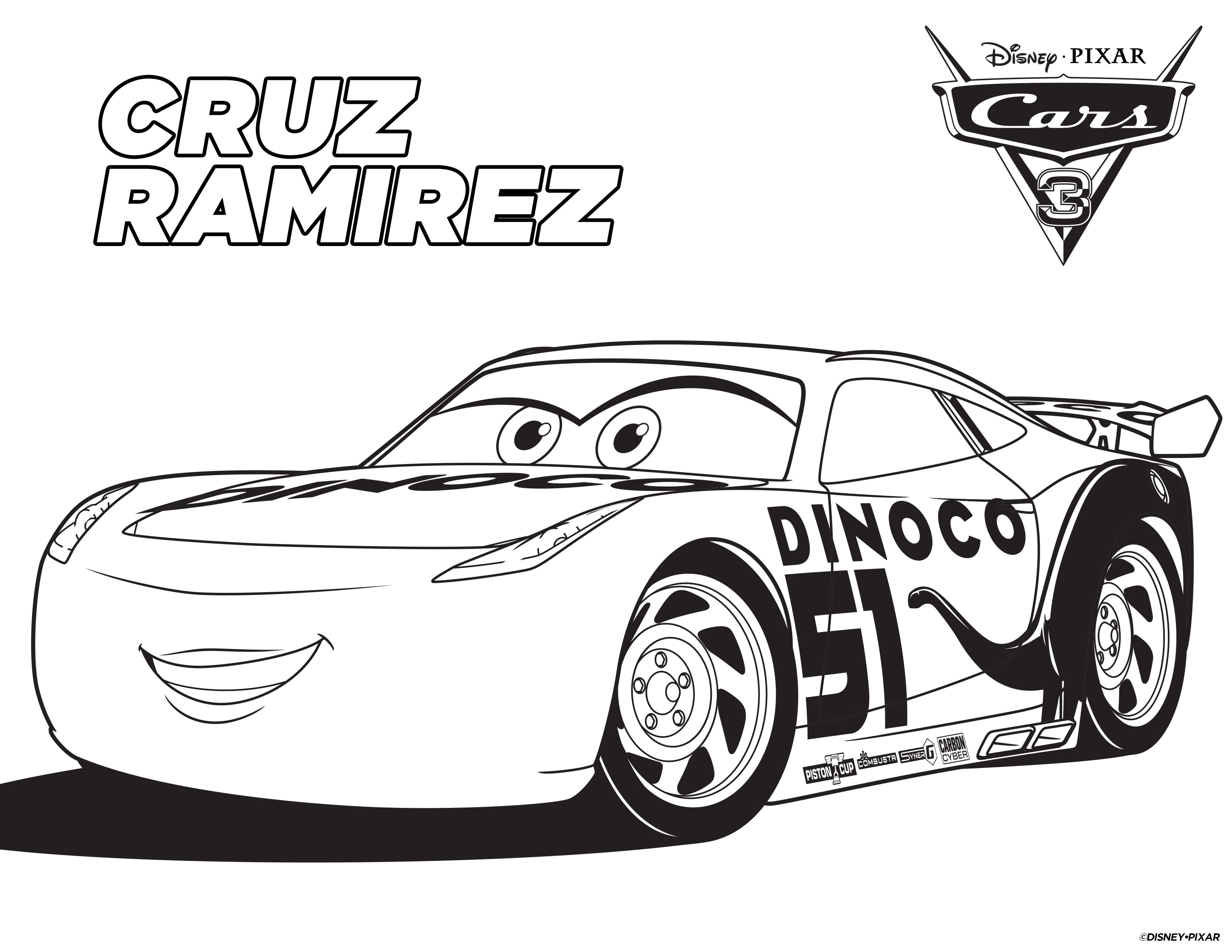 Coloring Pages Cars
 Cars 3 coloring pages free printable coloring sheets for