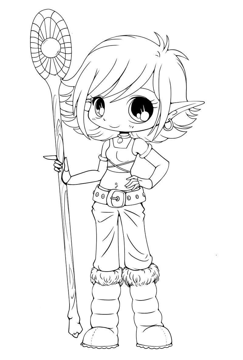 Coloring Pages Chibi
 Free Printable Chibi Coloring Pages For Kids