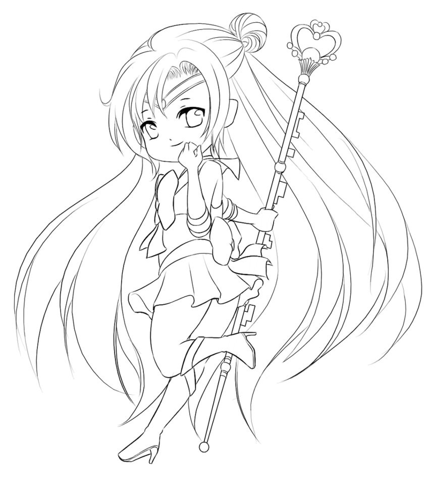 Coloring Pages Chibi
 Chibi Coloring Pages coloringsuite