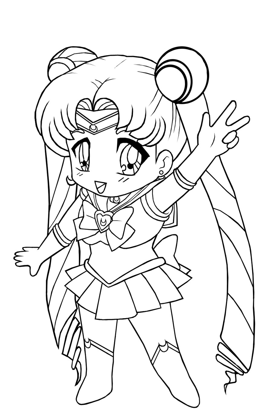 Coloring Pages Chibi
 Free Printable Chibi Coloring Pages For Kids