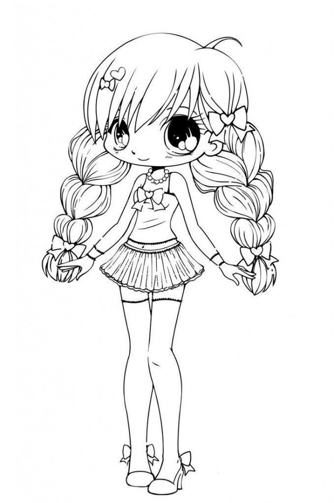 Coloring Pages Chibi
 Free Printable Chibi Coloring Pages For Kids