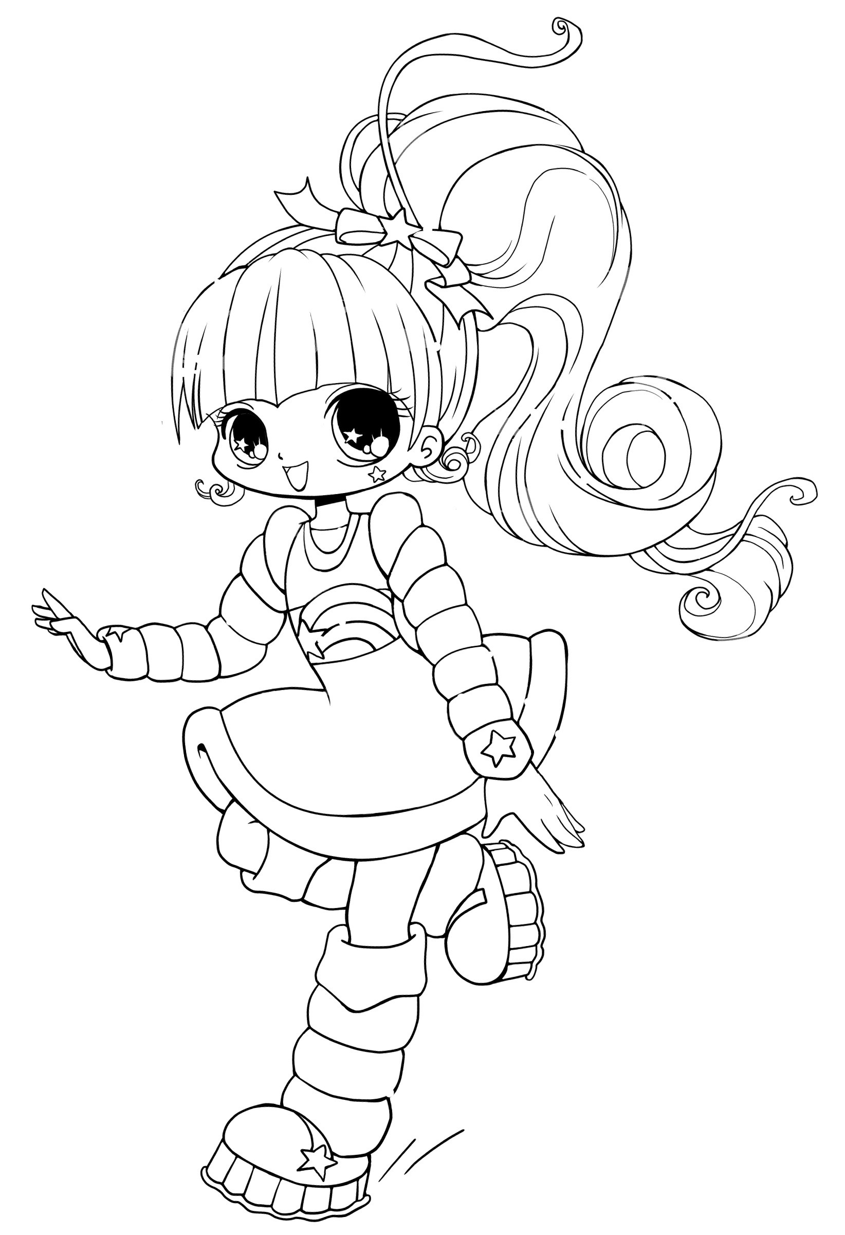 Coloring Pages Chibi
 Free Printable Chibi Coloring Pages For Kids