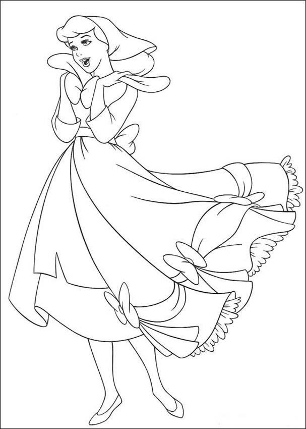 Coloring Pages Cinderella
 Free Printable Cinderella Coloring Pages For Kids