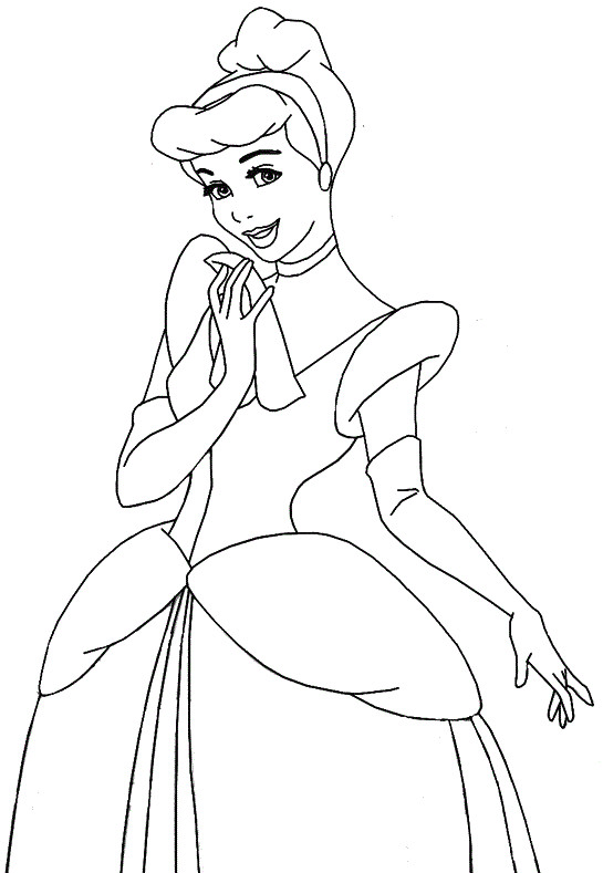 Coloring Pages Cinderella
 Free Printable Cinderella Coloring Pages For Kids