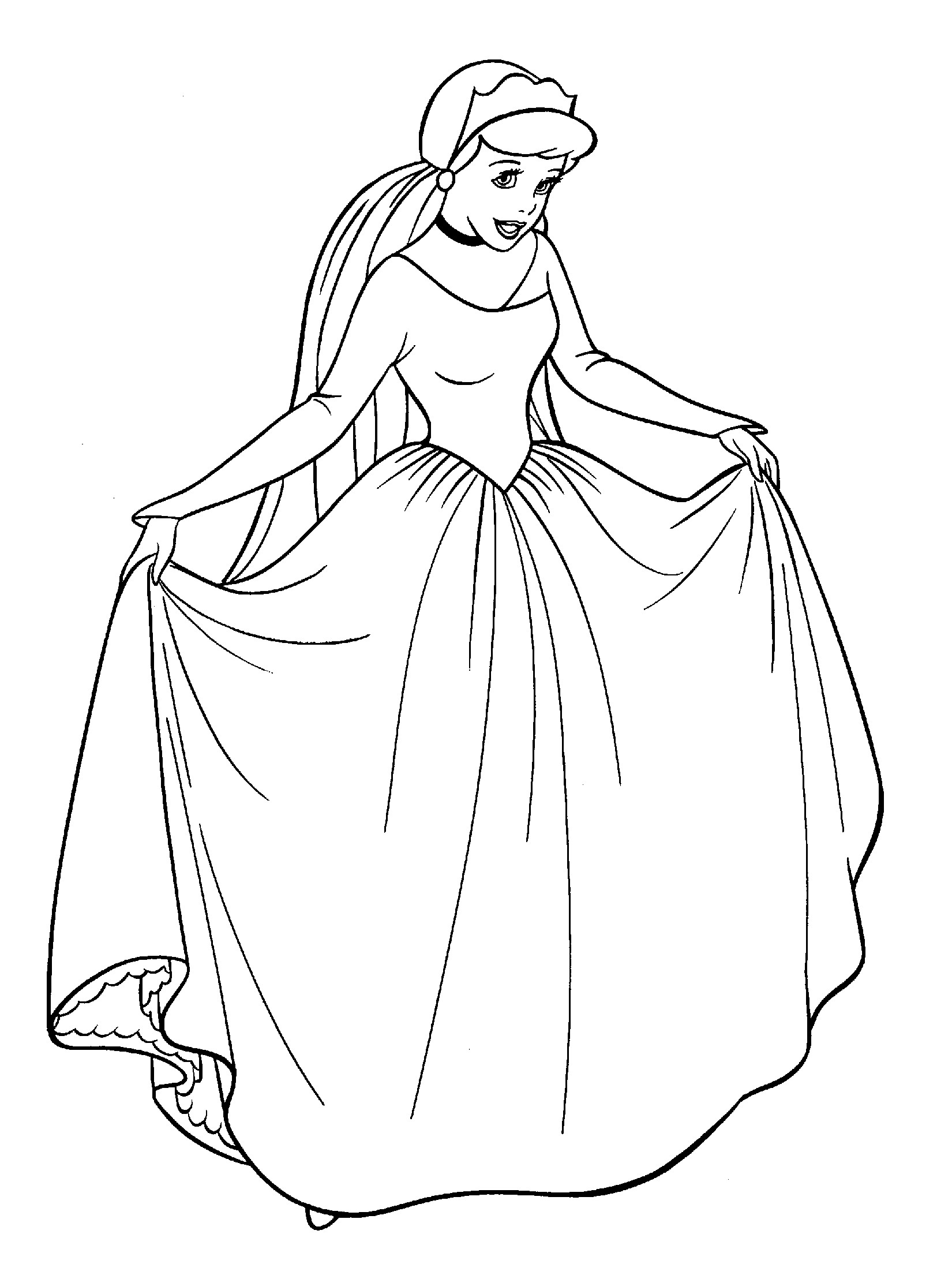 Coloring Pages Cinderella
 Free Printable Cinderella Coloring Pages For Kids