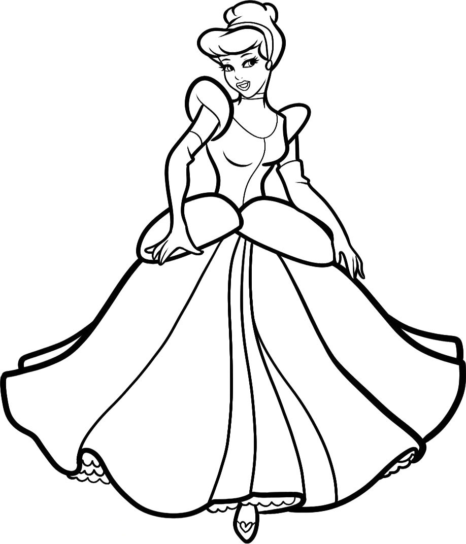 Coloring Pages Cinderella
 Cinderella Coloring Pages