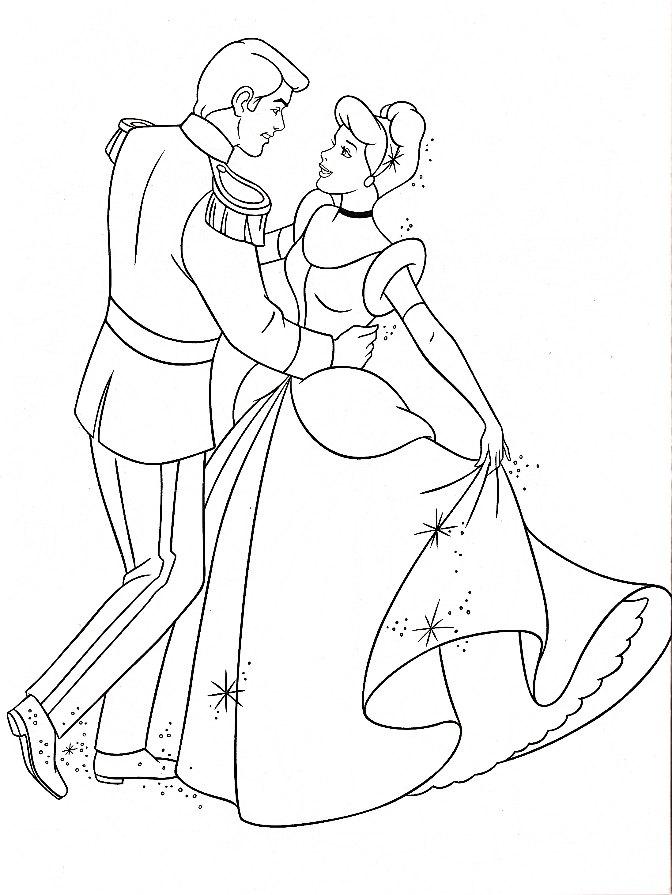 Coloring Pages Cinderella
 Free Printable Cinderella Coloring Pages For Kids