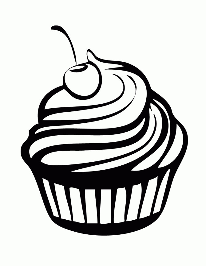 Coloring Pages Cupcake
 Cupcake coloring pages 7