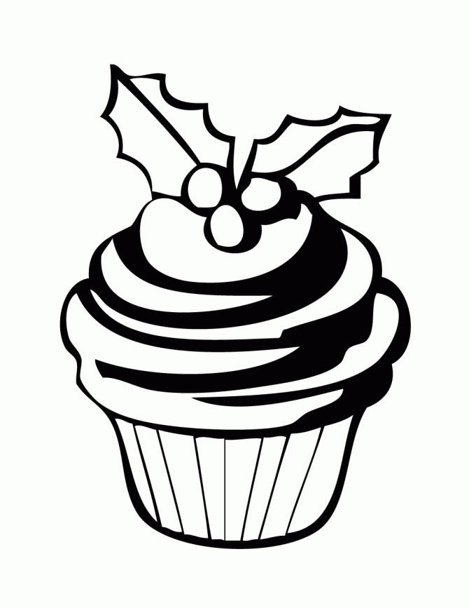 Coloring Pages Cupcake
 Free Printable Cupcake Coloring Pages For Kids