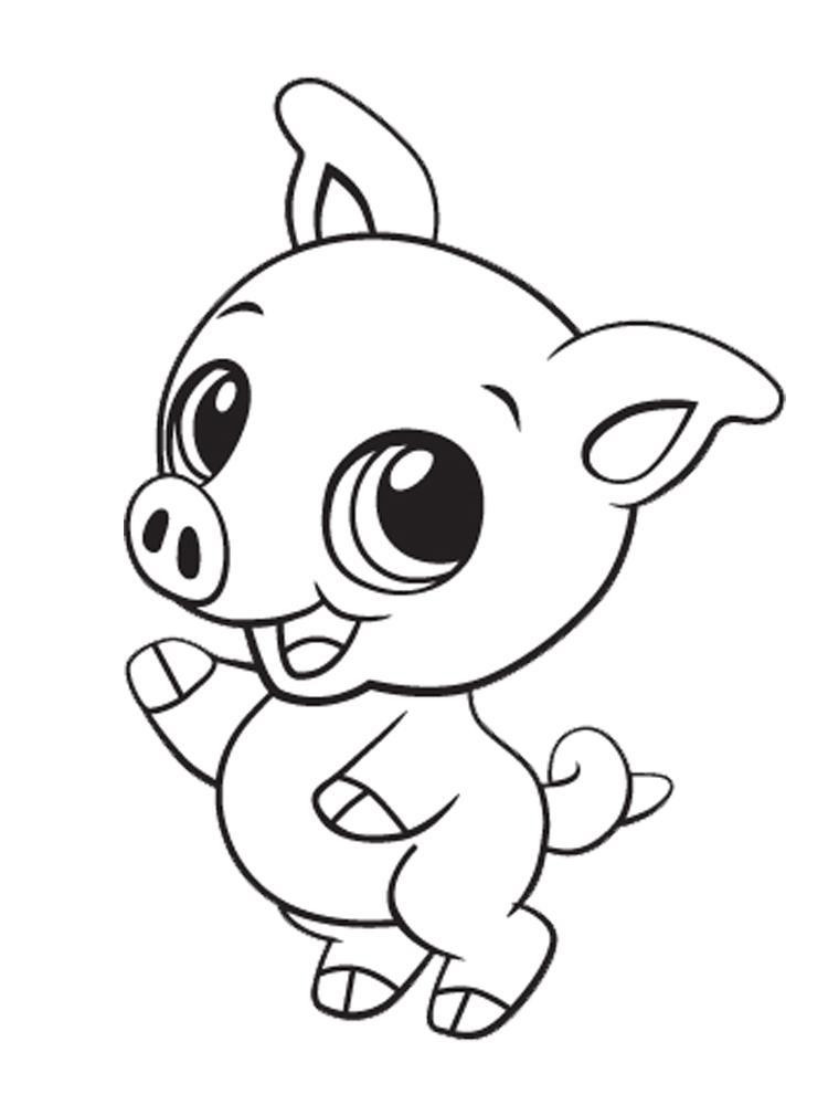 Coloring Pages Cute Animals
 Cute Coloring Pages of Animals Cat Dog Monkey Sheep