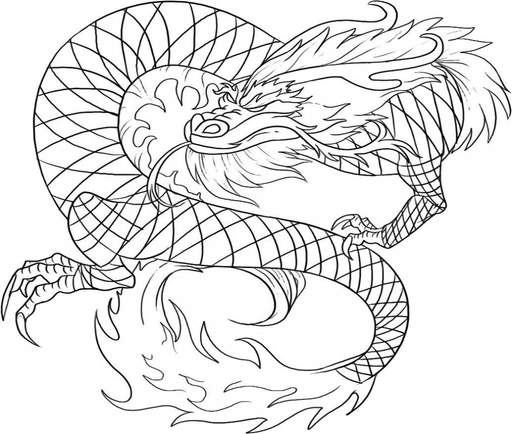 Coloring Pages Dragon
 Free Printable Chinese Dragon Coloring Pages For Kids