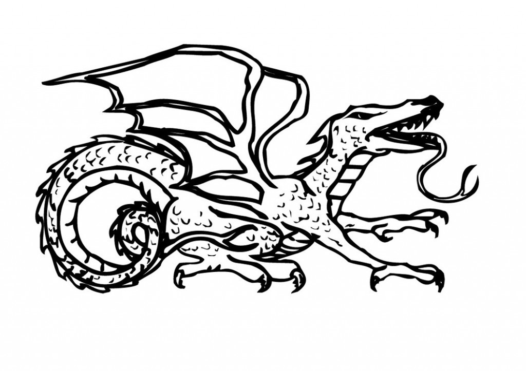 Coloring Pages Dragon
 Free Printable Dragon Coloring Pages For Kids