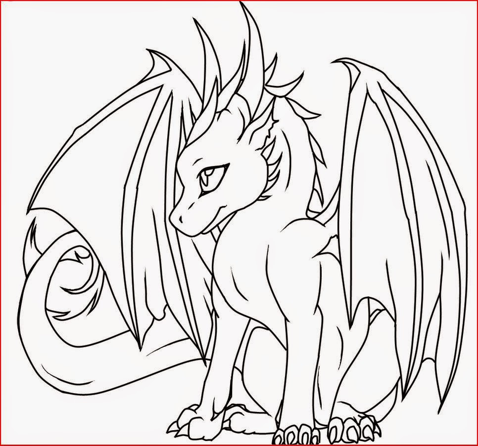 Coloring Pages Dragon
 Coloring Pages Female Dragon Coloring Pages Free and