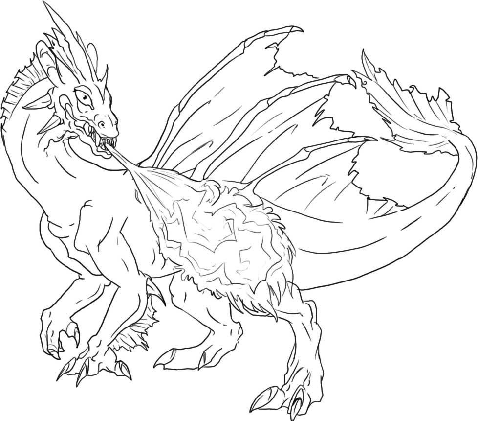 Coloring Pages Dragon
 Free Printable Dragon Coloring Pages For Kids