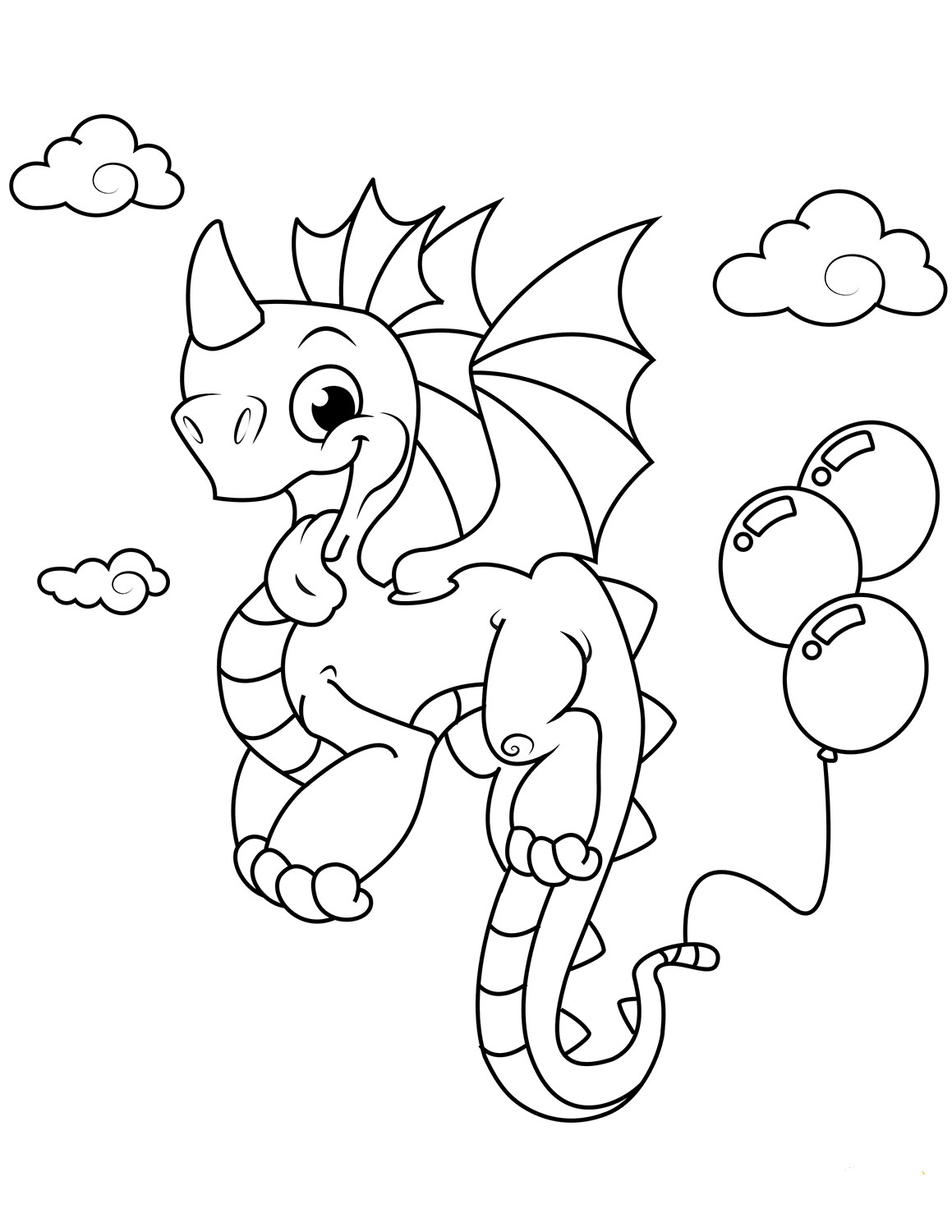 Coloring Pages Dragon
 35 Free Printable Dragon Coloring Pages