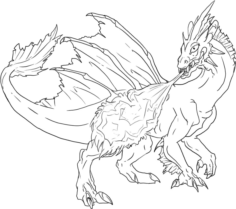 Coloring Pages Dragon
 free printable dragon coloring pages for kids 2