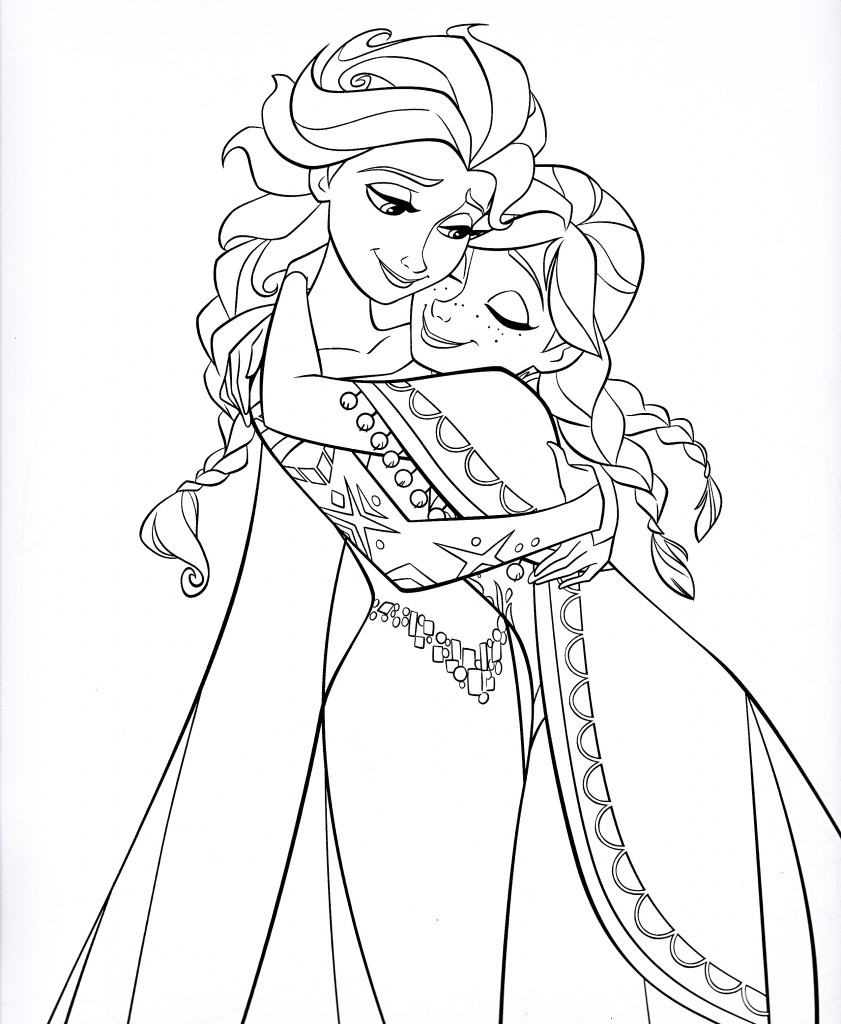 Coloring Pages Elsa
 coloring pages anna and elsa